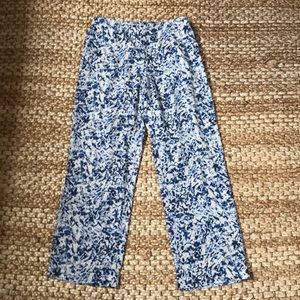 J Jill linen blend wide leg pants